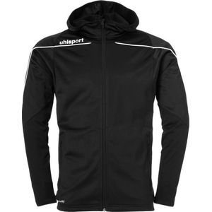 Uhlsport Stream 22 Trainingsjas Met Capuchon Kind Zwart-Wit Maat 140