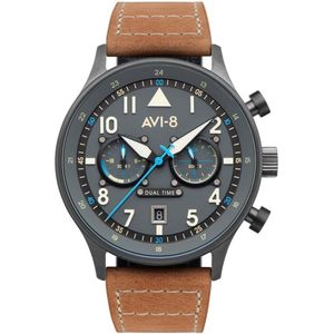 Hawker hurricane carey dual time orissa AV-4088-04 Mannen Quartz horloge