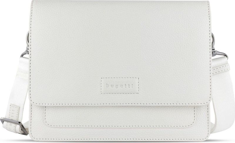 bugatti Schoudertas Elsa Shoulder Bag With Flap White Crème