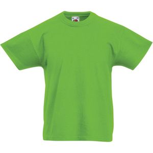 Fruit Of The Loom Originele T-shirt met korte mouwen voor kinderen / tieners (Lime)