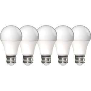 LongLite LED Lampen E27 - Warm wit licht - Voordeelverpakking - 8W (60W) - 5PACK