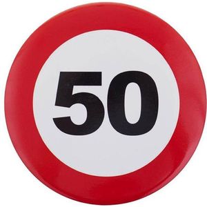 Verkeersbord Mega Button - 50