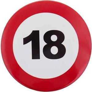 Verkeersbord Mega Button - 18