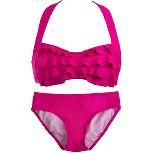 FinFun Bikini Setje Raspberry Maat L (10 Jaar)