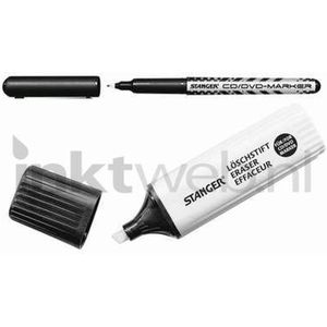 Stanger CD / DVD Marker zwart