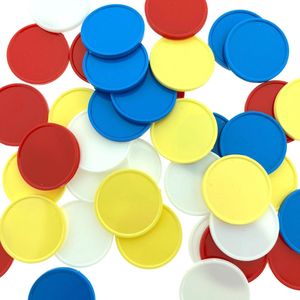 CombiCraft blanco automaat munten € 2 formaat rood - per 100 stuks