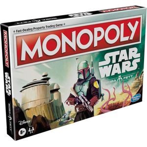 Monopoly: Star Wars Boba Fett Edition Board Game - Ages 8 and Up, 2-4 Players