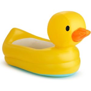 Munchkin White Hot™ Duck Tub - Opblaasbaar Babybadje - Vorm van een Badeend - Kleurt mee met Temperatuur! - Vanaf 6 Maanden