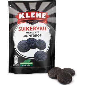 Klene Muntdrop - mild zoet - suikervrij - 100g