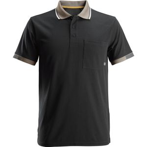 Snickers 2724 AllroundWork, 37.5® Polo Shirt met Korte Mouwen - Zwart - L