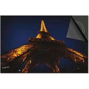 Inductie beschermer 60x52 - afdekplaat inductie mat - Dietrix Kookplaat beschermer - Exclusief - Steden - Parijs Eiffeltoren Kleur