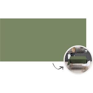 Tafelkleed - Tafellaken - 300x150 cm - Groen - Effen kleur - Olijfgroen - Binnen en Buiten