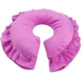 Facial Pillow Rest Cushion SPA Salon Massage Bed U Shape Detachable - Facial Massage Pillow for Massage Table (U-Shaped Pillow-Violet Red) - Comfortable Beauty Pillow .