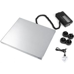 Digitale weegschaal 300 kg x 01 lb - Verzending - ABS Basis - Verstelbaar handvat - Voeten - Conversie-eenheid - 30 Ã 38 Ã 4 cm .