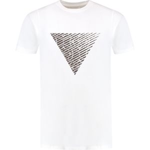 Purewhite - Heren Slim fit T-shirts Crewneck SS - Off White - Maat XS