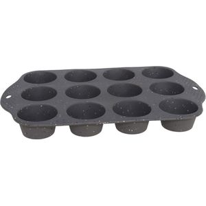 Gerim Bakvorm - muffins/cupcakes maken - siliconen - voor 12x stuks - 39x25cm