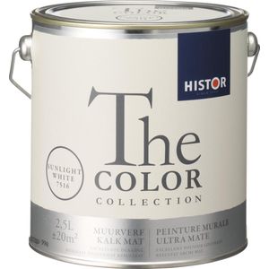 Histor The Color Collection Muurverf - 2,5 Liter - Sunlight White