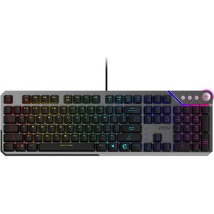MSI STRIKE 600 SILENT - Gaming Keyboard - Mechanical Silent Switches - Mystic Light RGB