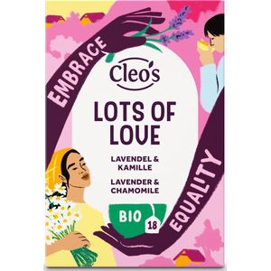 Cleo's - Lots of Love - lavendel & kamille - kruidenthee