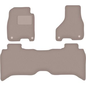 Beige velours vloermatten voor: Dodge RAM DS DJ 1500 pick-up (2012-2020)