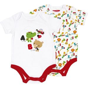 Fisher-price Rompers Dieren 2 Stuks Maat 2 Jaar