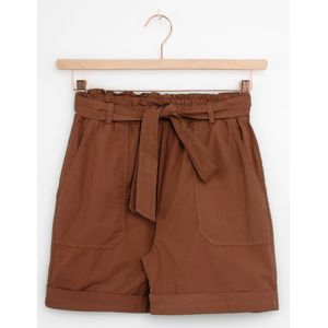 Sissy-Boy - Bruine high waist poplin shorts