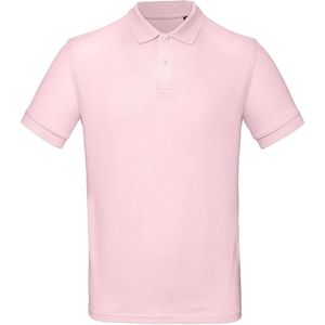 Senvi Classic Fit Polo Biologisch Katoen - Kleur Roze - Maat M