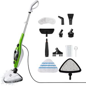 Equivera Stoomdweil - Steam Cleaner - Stoomreiniger - Tapijtreiniger - Vloerreiniger - Elektrische Dweil - Vlekkenreiniger - Dwijl