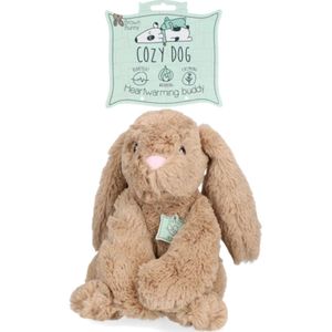 Cozy Dog Bunny Hondenknuffel - Knuffel Gond met Hartslag - Voor Puppys - 30 cm