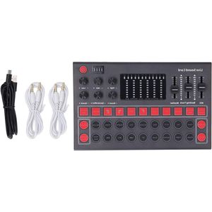 Audio-interfacekaart voor stemvervorming en live optredens met geluidskaart | Klankbord voor studio-opnameapparatuur
