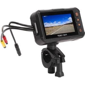 Motorcycle Dash Cam 3in 1080P Achter Voor Video Recorder Loop Recording G Sensor Parkeerbewaking Waterdicht .