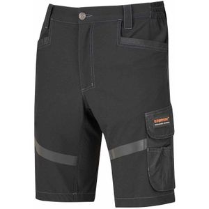 STØRVIK Stijn 4-Way Stretch Korte Werkbroek - Heren - Maat L - Zwart