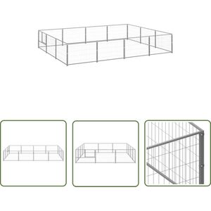 The Living Store The Living Store Hondenkennel - Grote buitenren 400x300x70 cm - Stevige stalen constructie