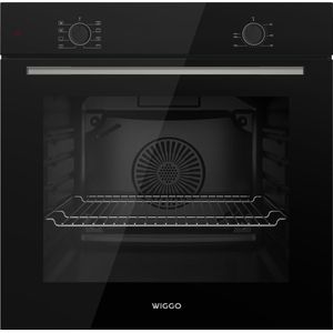 Wiggo WO-B608(B) - Inbouw heteluchtoven - 68 L - Zwart