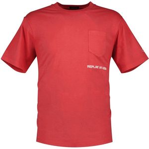 Replay M6815 .000.22662g T-shirt Met Korte Mouwen Rood 2XL Man