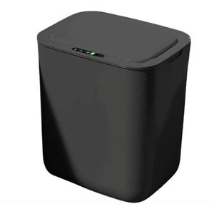 Smart Prullenbak - 18 Liter - USB Oplaadbaar - Slimme Sensor - Elektrische Afvalbak - Zwart - 27x21x31.50