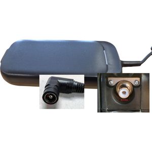 Vogue / Troy Acculader - Elektrische fietsoplader - 42V - 2A - 1 Polig - Voor 36V E-bikes RCA Tulp