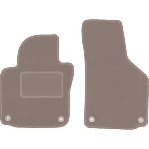 Beige voormatten voor: Volkswagen Golf V hatchback, variant, stationwagen (2003-2009)