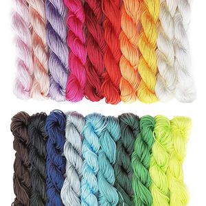 20 Stuks 1mm Nylon Gevlochten Draad voor DIY Armbanden en Kettingen