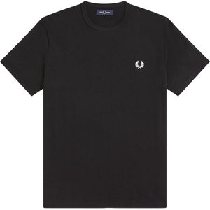 Fred Perry - T-Shirt Zwart M3519 - Heren - Maat XXL - Modern-fit