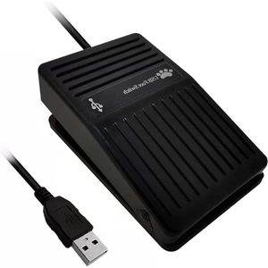 Enkele Mechanische Schakelaar Controle USB Voetpedaal Toetsenbord Simulator - Aangepaste Snelkoppeling Combinatiesleutel voor Medische Beeld Acquisitie Spel - Computerapparatuur met 2 m/78.7 inch Kabel .