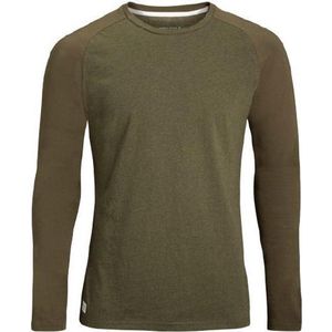Björn Borg-Luc LS Tee-Green Melange,M-Heren