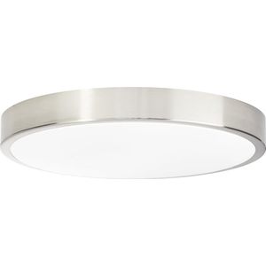 AEG lamp Mikel LED plafondlamp 38cm ijzer / wit | 1x 24W LED geïntegreerd (SMD-chip), (1600lm, 3000-6000K) | Schaal A ++ tot E | Met afstandsbediening / traploos dimbaar