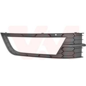 Skoda Octavia, 2012 - 2020 - voorbumpergrille, met mistlampgat, rechts, - 2017