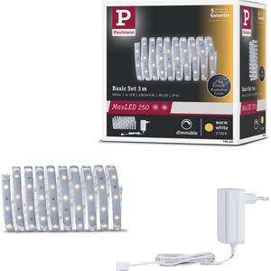 Paulmann MaxLED 250 - basisset - gecoat - 3m - IP44 - warmwit - Protect Cover - Eén systeem – maximale mogelijkheden