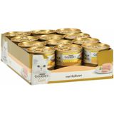 Gourmet Gold Mousse - Kattenvoer Natvoer - Kalkoen - 24 x 85 g