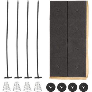Universele montageset voor elektrische ventilatorkoeler - ABS - plastic bindriem - autovrachtwagen - autovoertuig - installatiebenodigdheden .