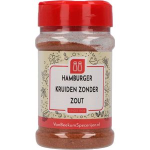 Van Beekum Specerijen - Hamburger Kruiden Zonder Zout - Strooibus 120 gram