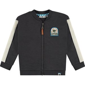 Stains & Stories boys sweat cardigan Jongens Vest - Maat 140