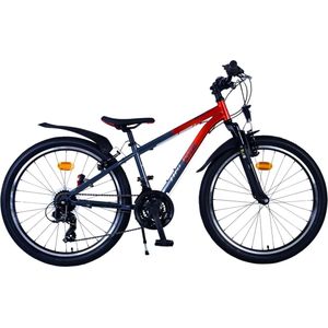 Volare XC Race Kinderfiets - 24 inch - 21 speed - Rood/Grijs